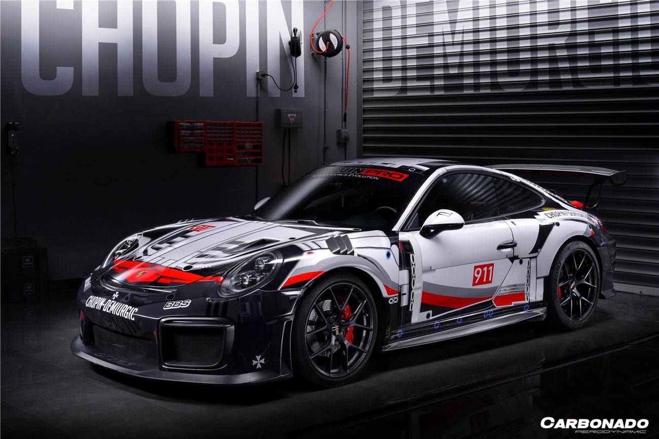Carbonado 2016-2019 Porsche 911 991.2 Carrera    S    4S GT2RS Style Trunk Spoiler