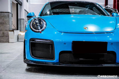 Carbonado 2016-2019 Porsche 911 991.2 Carrera Targa 4 4S GT2RS estilo parachoques delantero