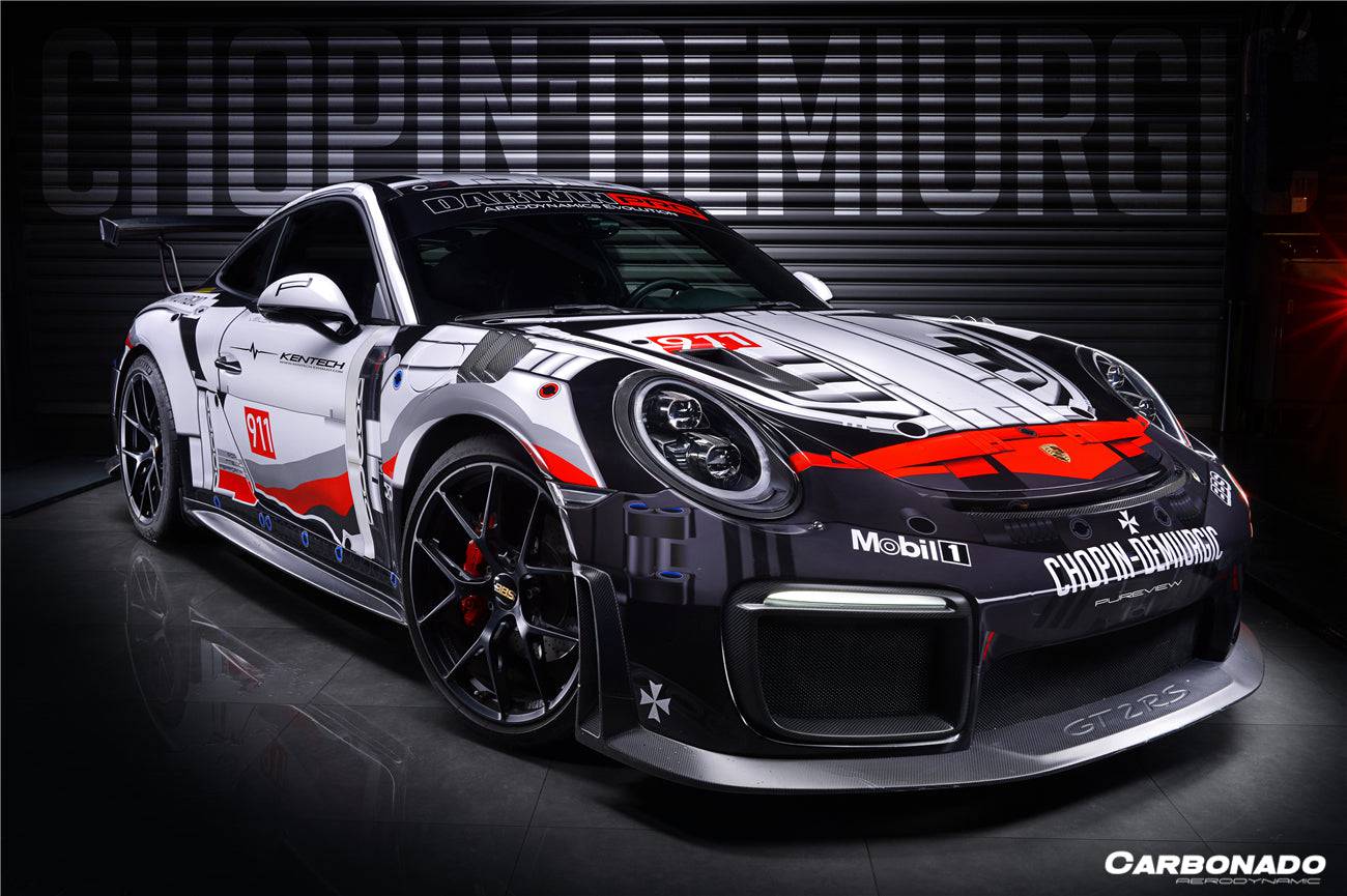 Kit de carrocería completa estilo Porsche 911 991.2 Carrera S GT2RS Carbonado 2016-2019