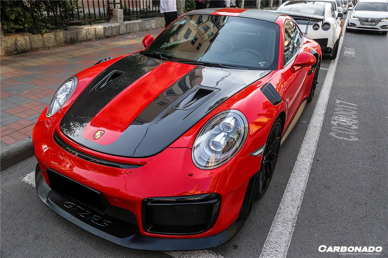 Carbonado 2016-2019 Porsche 911 991.2 Carrera Targa 4 4S GT2RS estilo parachoques delantero