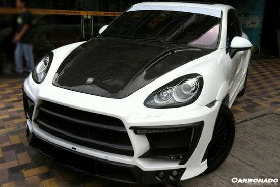 Carbonado 2011-2014 Porsche Cayenne 958.1 LM Style Carbon Fiber Hood