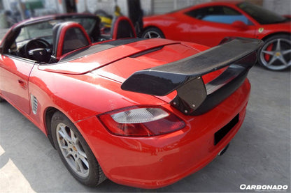 Carbonado 2005-2012 Porsche Cayman  Boxster 987 TA Style Trunk Spoiler