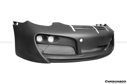Parachoques delantero estilo Porsche Cayman Boxster 987 TA Carbonado 2005-2008 con luces LED