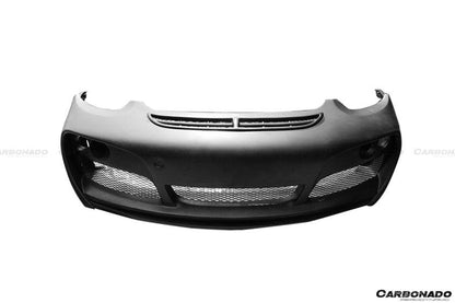 Carbonado 2009-2012 Porsche Cayman  Boxster 987 TA Style Front Bumper with  LED Lights
