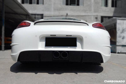 Parachoques trasero estilo Porsche Cayman 987 TA2 Carbonado 2009-2012