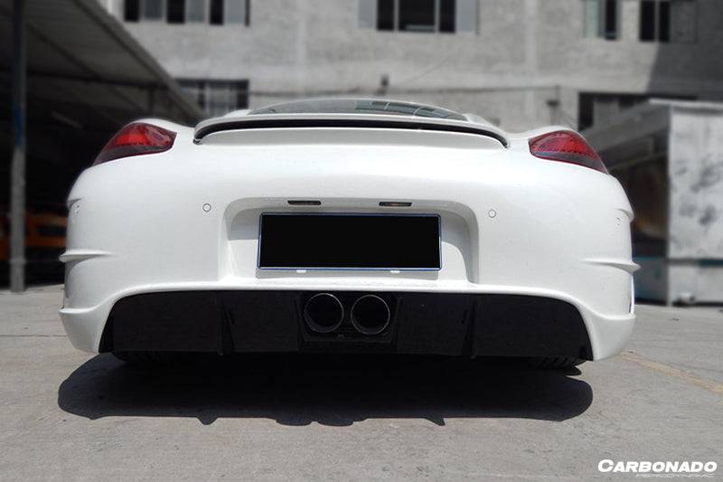 Parachoques trasero estilo Porsche Cayman 987 TA2 Carbonado 2009-2012