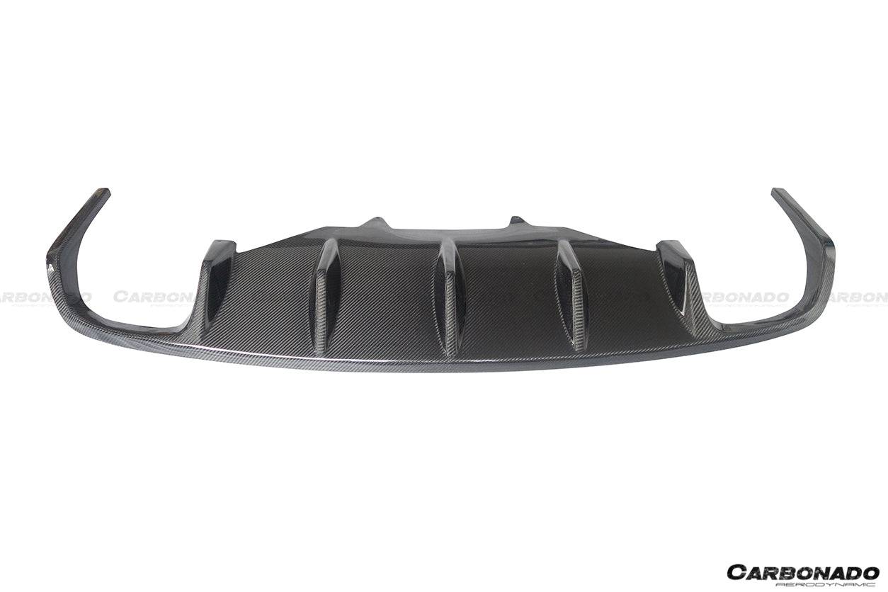 Carbonado 2014-2019 Porsche Macan BS Style Carbon Fiber Rear Diffuser