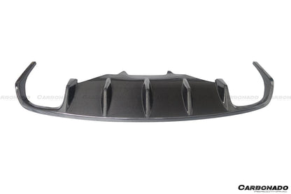 Carbonado 2014-2019 Porsche Macan BS Style Carbon Fiber Rear Diffuser
