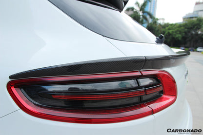 Carbonado 2014-2019 Porsche Macan BS Style Carbon Fiber Rear Decklid Spoiler
