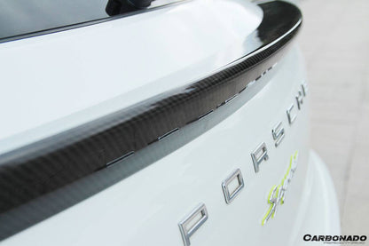 Carbonado 2014-2019 Porsche Macan BS Style Carbon Fiber Rear Decklid Spoiler