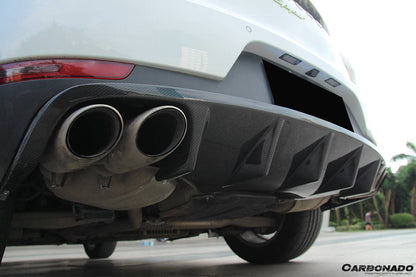 Carbonado 2014-2019 Porsche Macan BS Style Carbon Fiber Rear Diffuser