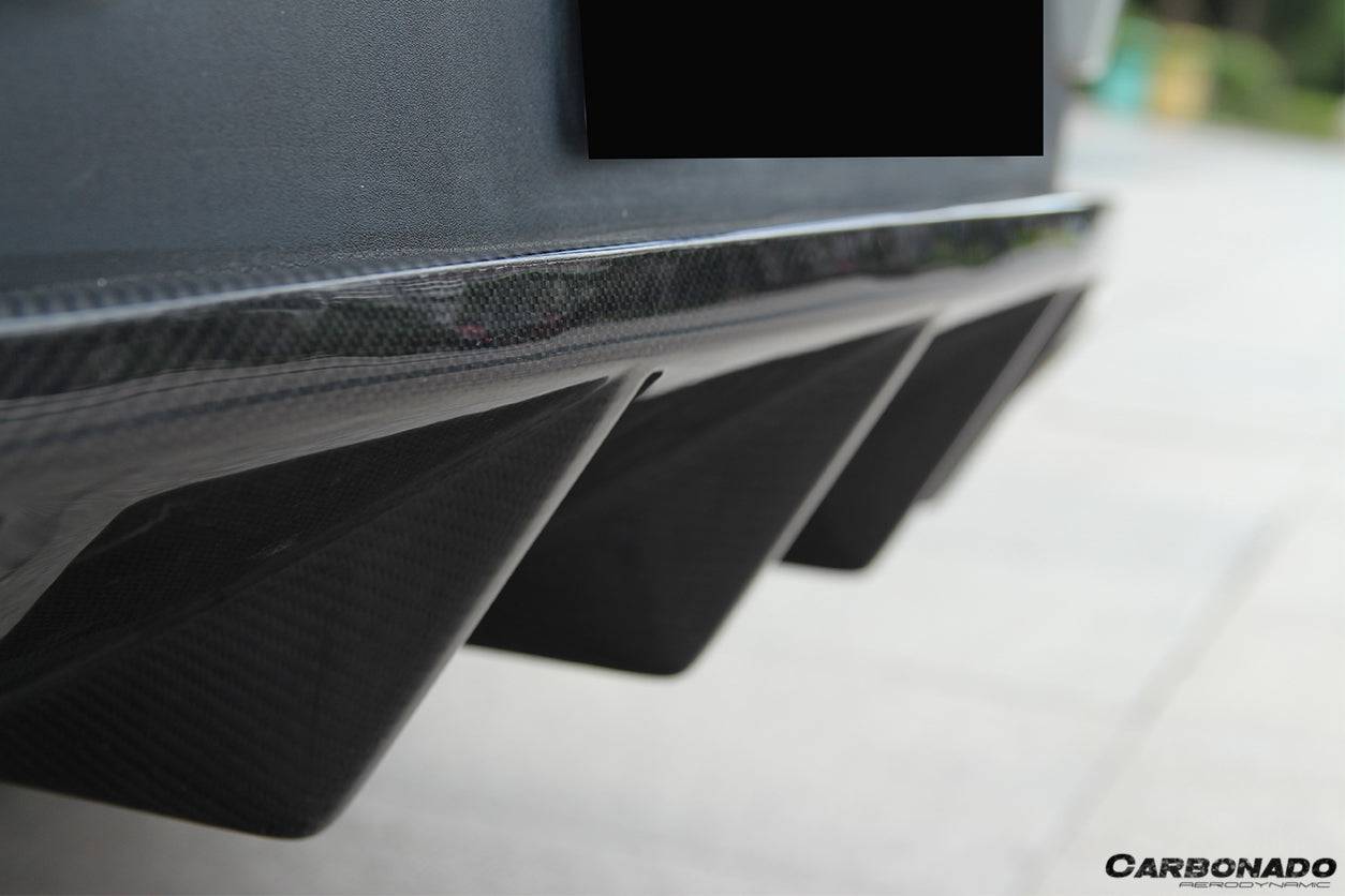 Carbonado 2014-2019 Porsche Macan BS Style Carbon Fiber Rear Diffuser