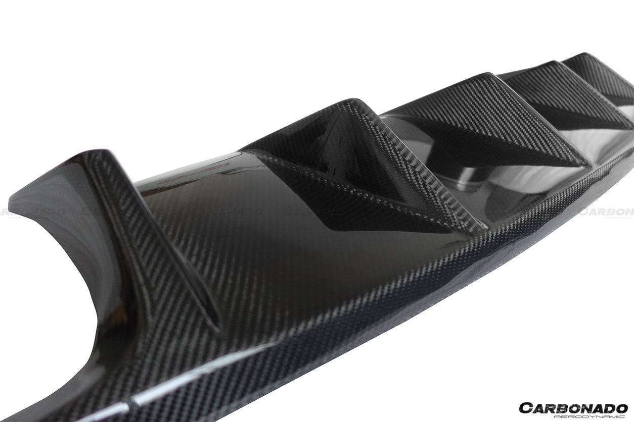 Carbonado 2014-2019 Porsche Macan BS Style Carbon Fiber Rear Diffuser
