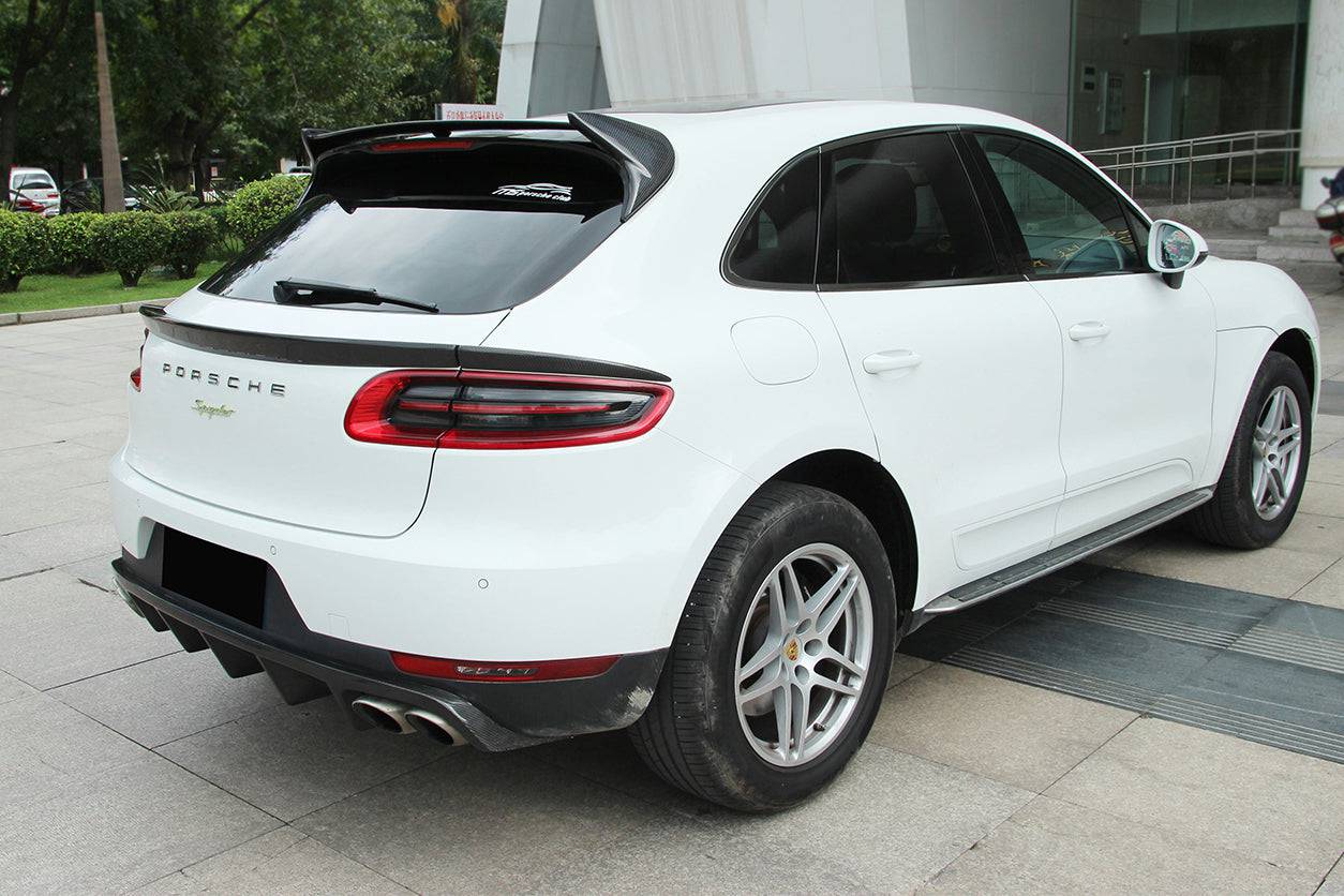 Carbonado 2014-2019 Porsche Macan BS Style Carbon Fiber Roof Spoiler