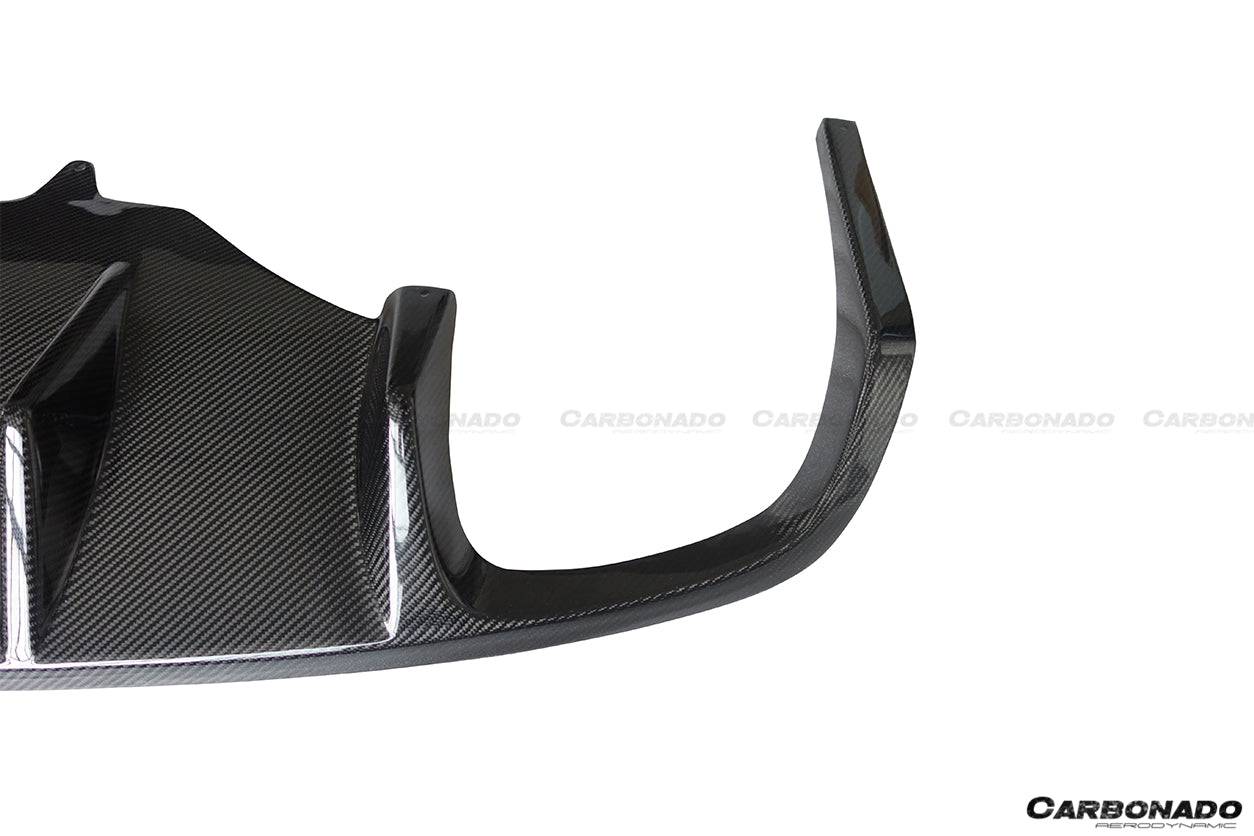 Carbonado 2014-2019 Porsche Macan BS Style Carbon Fiber Rear Diffuser