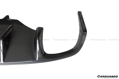 Carbonado 2014-2019 Porsche Macan BS Style Carbon Fiber Rear Diffuser