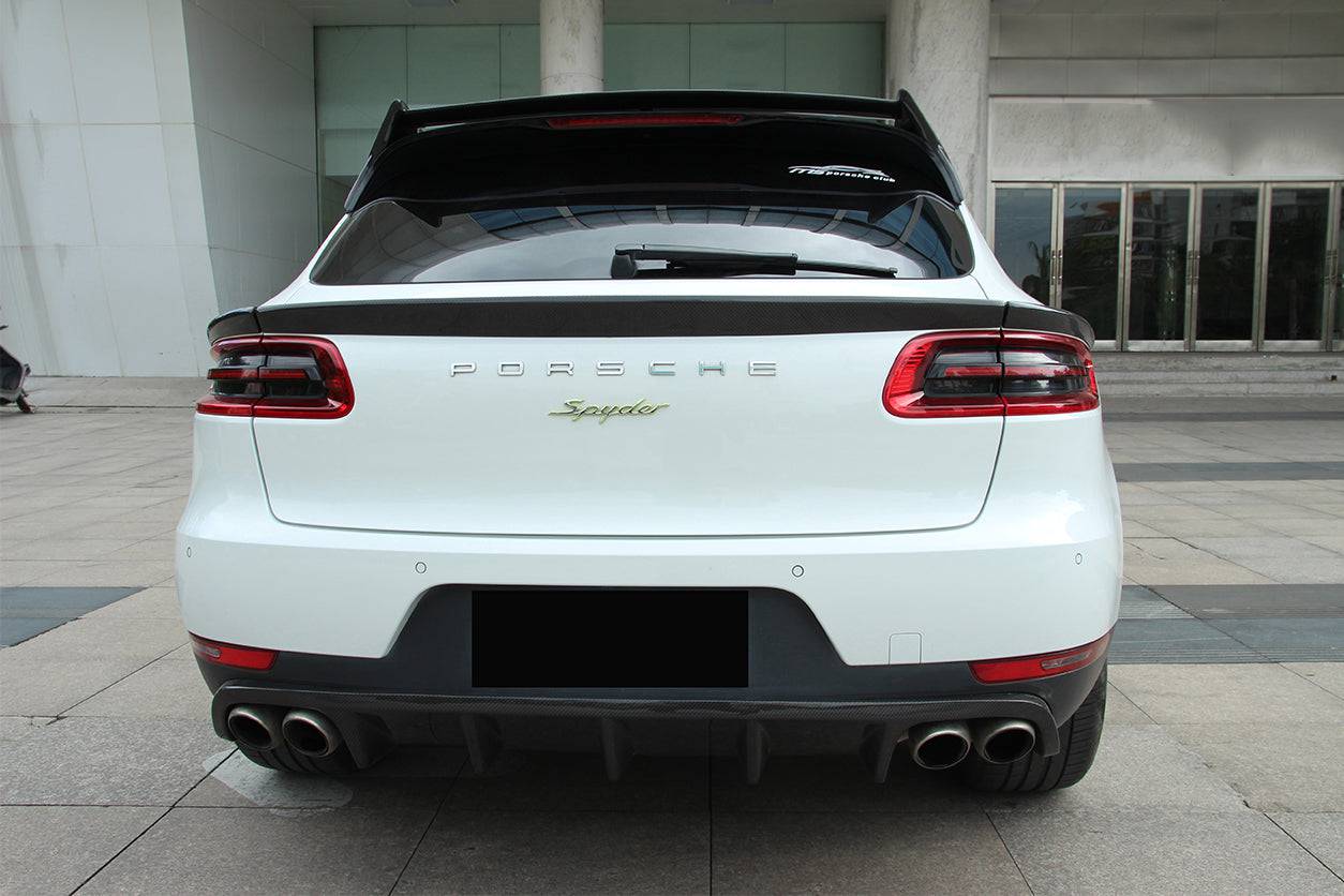Carbonado 2014-2019 Porsche Macan BS Style Carbon Fiber Rear Diffuser