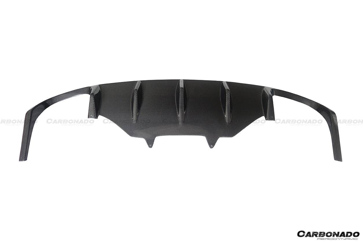 Carbonado 2014-2019 Porsche Macan BS Style Carbon Fiber Rear Diffuser