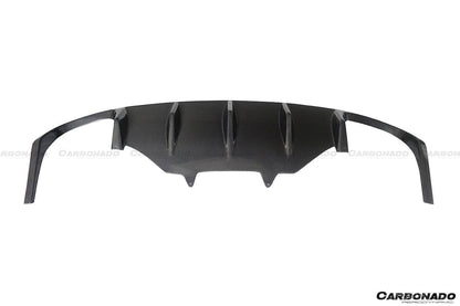 Carbonado 2014-2019 Porsche Macan BS Style Carbon Fiber Rear Diffuser