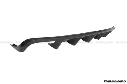 Carbonado 2014-2019 Porsche Macan BS Style Carbon Fiber Rear Diffuser