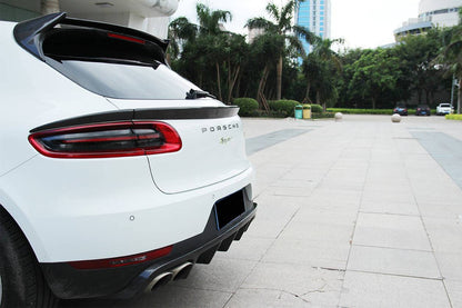 Carbonado 2014-2019 Porsche Macan BS Style Carbon Fiber Rear Decklid Spoiler