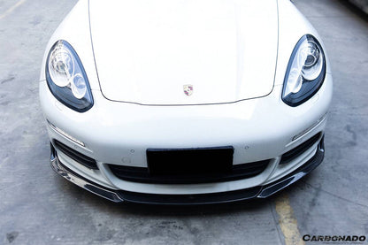 Carbonado BS-Sport Style Carbon Fiber Front Lip | 2013-2016 Porsche Panamera 970.2