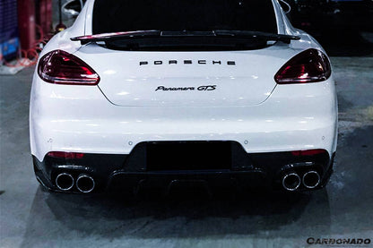 Carbonado 2013-2016 Porsche Panamera 970.2 BS-Sport Style Carbon Fiber Rear Diffuser