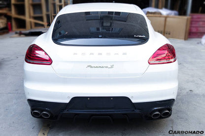 Carbonado 2013-2016 Porsche Panamera 970.2 BS-Sport Style Carbon Fiber Rear Diffuser