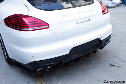 Carbonado 2013-2016 Porsche Panamera 970.2 BS-Sport Style Carbon Fiber Rear Diffuser