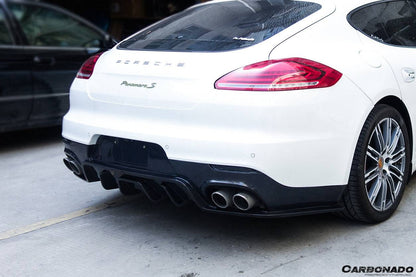 Carbonado 2013-2016 Porsche Panamera 970.2 BS-Sport Style Carbon Fiber Rear Diffuser