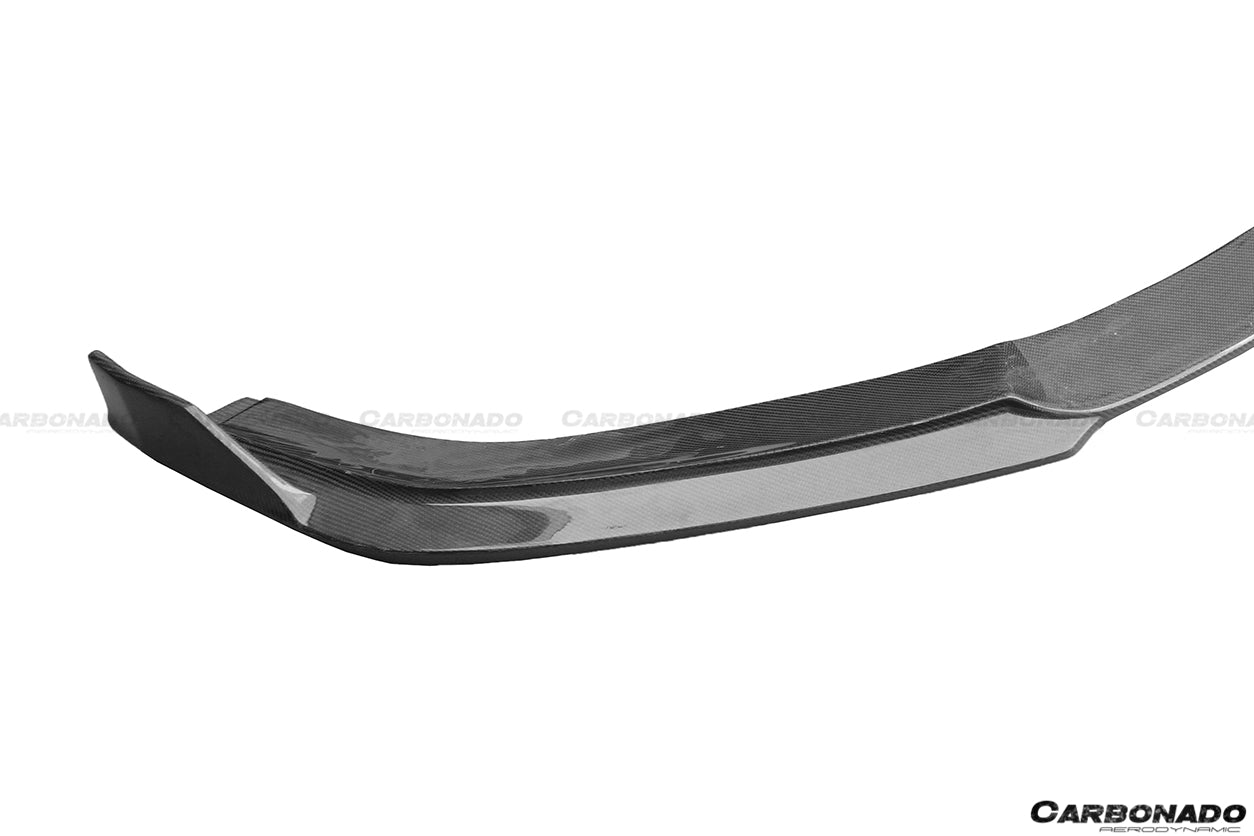 Carbonado BS-Sport Style Carbon Fiber Front Lip | 2013-2016 Porsche Panamera 970.2