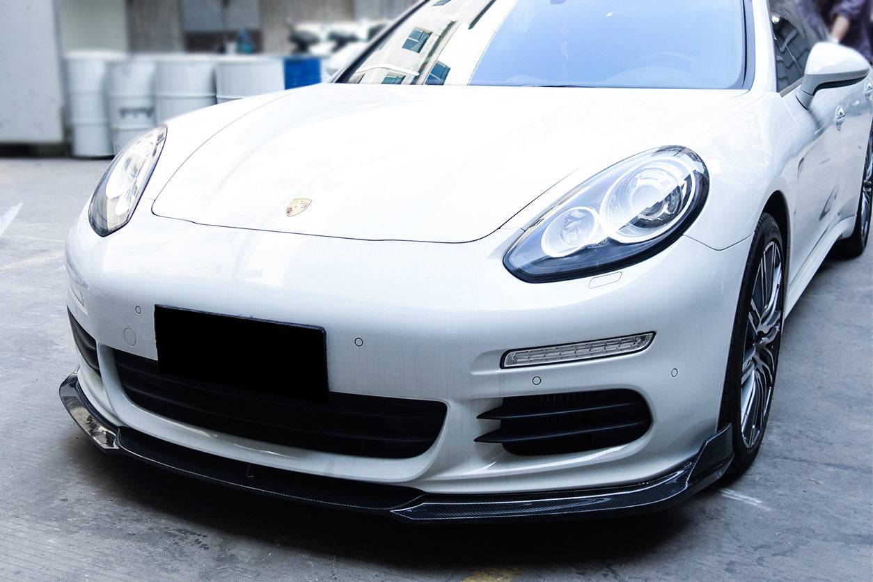 Carbonado BS-Sport Style Carbon Fiber Front Lip | 2013-2016 Porsche Panamera 970.2