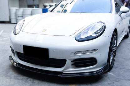 Carbonado BS-Sport Style Carbon Fiber Front Lip | 2013-2016 Porsche Panamera 970.2