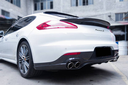 Carbonado 2013-2016 Porsche Panamera 970.2 GMT Style Carbon Fiber Rear Diffuser
