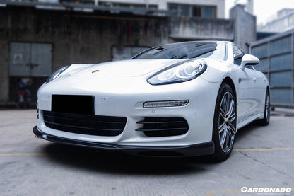 Faldón delantero de fibra de carbono estilo GMT para Porsche Panamera 970.2 Carbonado 2013-2016