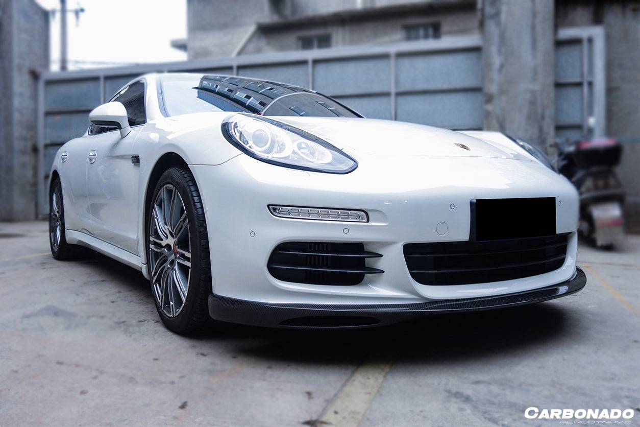 Faldón delantero de fibra de carbono estilo GMT para Porsche Panamera 970.2 Carbonado 2013-2016