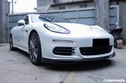 Faldón delantero de fibra de carbono estilo GMT para Porsche Panamera 970.2 Carbonado 2013-2016