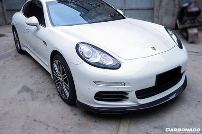 Faldón delantero de fibra de carbono estilo GMT para Porsche Panamera 970.2 Carbonado 2013-2016