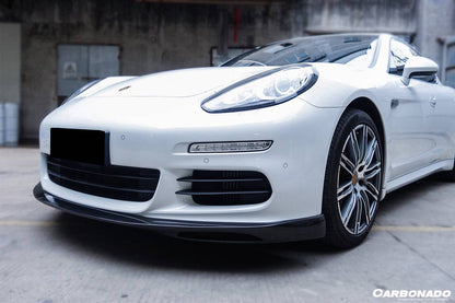 Faldón delantero de fibra de carbono estilo GMT para Porsche Panamera 970.2 Carbonado 2013-2016