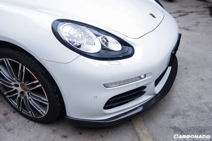 Faldón delantero de fibra de carbono estilo GMT para Porsche Panamera 970.2 Carbonado 2013-2016