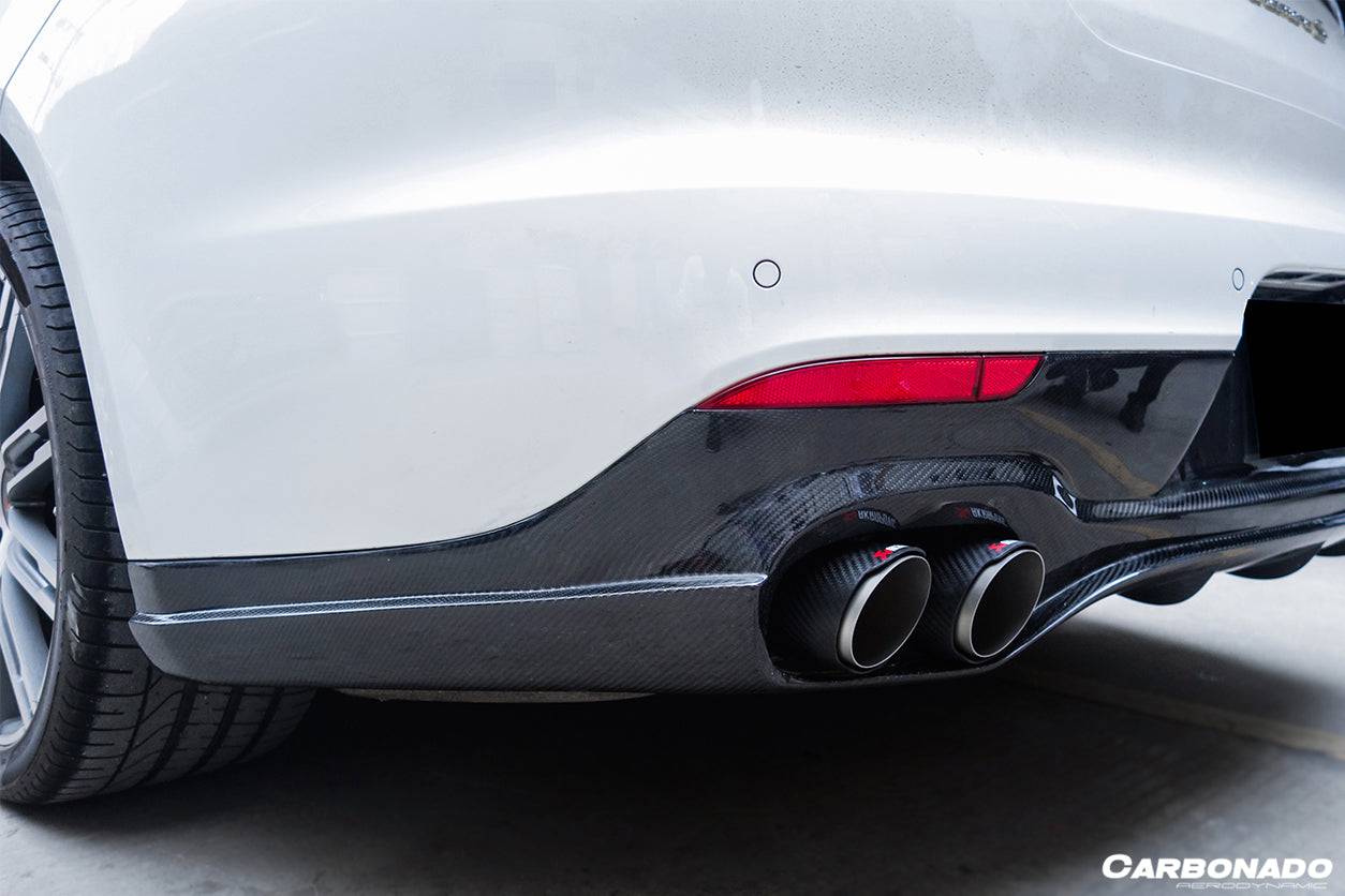 Carbonado 2013-2016 Porsche Panamera 970.2 GMT Style Carbon Fiber Rear Diffuser