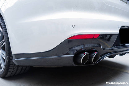 Carbonado 2013-2016 Porsche Panamera 970.2 GMT Style Carbon Fiber Rear Diffuser