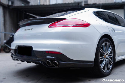 Carbonado 2013-2016 Porsche Panamera 970.2 GMT Style Carbon Fiber Rear Diffuser