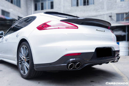 Carbonado 2013-2016 Porsche Panamera 970.2 TAS Style Carbon Fiber Trunk Spoiler