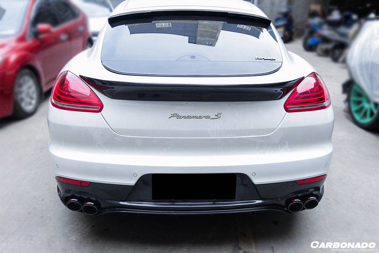 Carbonado 2013-2016 Porsche Panamera 970.2 TAS Style Carbon Fiber Trunk Spoiler