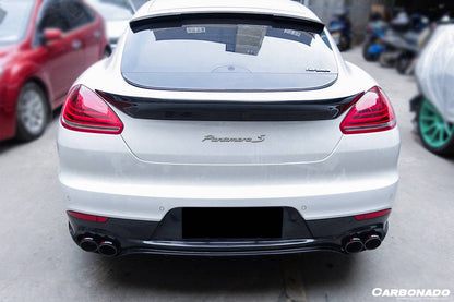 Carbonado 2013-2016 Porsche Panamera 970.2 GMT Style Carbon Fiber Rear Diffuser