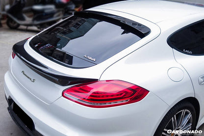 Carbonado 2013-2016 Porsche Panamera 970.2 TAS Style Carbon Fiber Trunk Spoiler