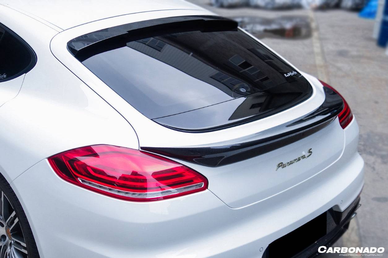 Carbonado 2013-2016 Porsche Panamera 970.2 TAS Style Carbon Fiber Trunk Spoiler