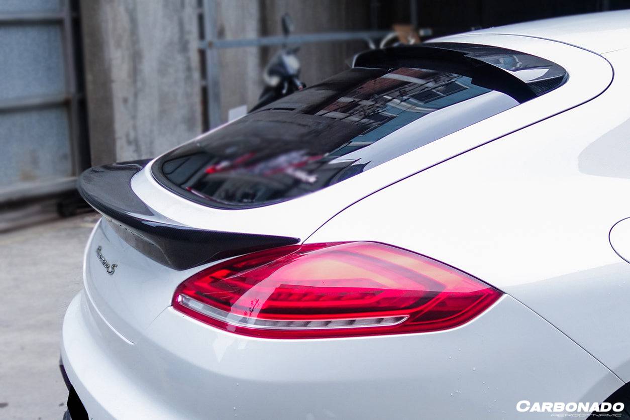 Carbonado 2013-2016 Porsche Panamera 970.2 TAS Style Carbon Fiber Trunk Spoiler