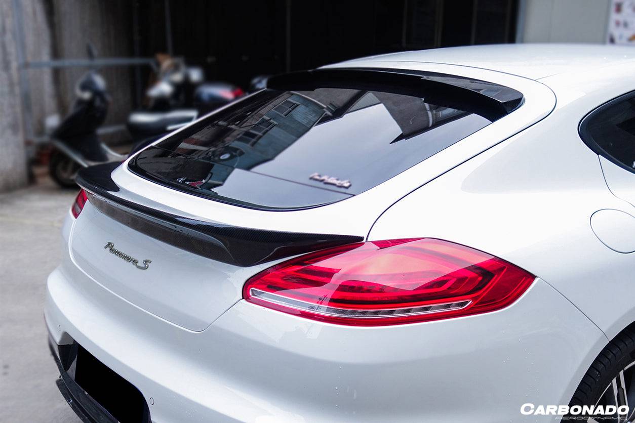 Carbonado 2013-2016 Porsche Panamera 970.2 TAS Style Carbon Fiber Trunk Spoiler